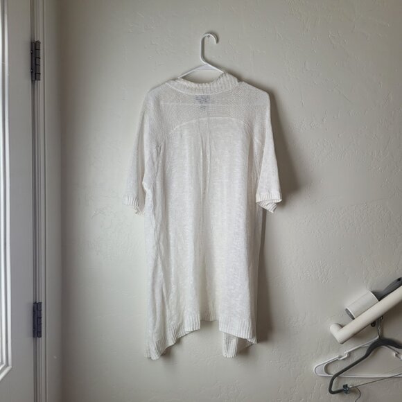 Lane Bryant Plus Size Open Front Short Sleeve Cardigan - Picture 5 of 7